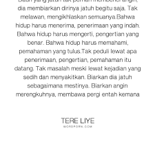 Kata kata daun jatuh tidak membenci angin. Popular Love Life Inspirational Quotes Kutipan Buku Motivasi Buku