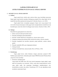 !enyakit ginjal kronis (!g) adalah kondisi umum yang banyak terjadi pada populasi usia usia lanjut lanjut. Lp Gagal Ginjal Kronis