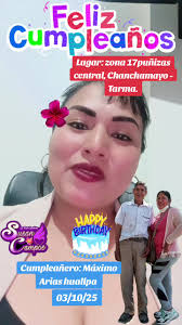 Cumpleaños de Sr. Máximo Arias Huallpa en Chanchamayo