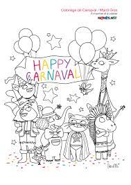 actualites pour enfants sorties cinema evenements coloriage carnaval mardi gras bonjour kitty pages de livre