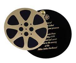 Cute Film Reel Invitation Hollywood Invitations Hollywood Party Theme Hollywood Theme Party Invitations