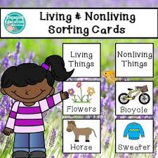 Living And Nonliving Sorting Cards Recording Sheet