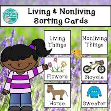 Living And Nonliving Sorting Cards Recording Sheet