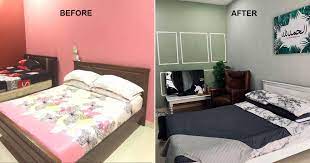 10 warna cat kamar tidur ini cocok untuk ruangan sempit sumber www.dekoruma.com. Ubah Suai Bilik Tidur 48 Jam Bajet Cuma Rm600 Tapi Hasilnya Memang Cantik Beza Sangat Vanilla Kismis