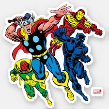60 S Marvel Avengers Graphic Sticker Zazzle Com In 2021 Marvel Comics Superheroes Marvel Avengers Marvel Comic Universe