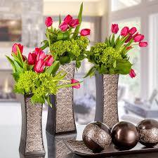 Most requested floral arrangements in dublin are wedding arrangements, and if we take ireland as a whole, some of the other most common requests include flowers for anniversaries, birthdays, i love you gifts, and of course baby shower decorations. Dublin Decorative Vase Set Of 3 In Gift Box Durable Resin Flower Vase Set Decor Rustic Decorated Dining Table Centerpiece Vases Home Accents For Living Room Bedroom Kitchen More Brown