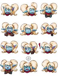 Commission Poppy Emote Sheet By Missmercurielle League Of Legends Poppy Poppy League League Of Legends