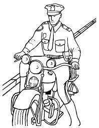 8 utile coloriage policier photos people coloring pages for kids simple