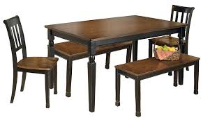 These kitchenette table are offered in various shapes and sizes ranging from trendy to classic ones. Owingsville Dining Table And 2 Chairs And 2 Benches D580 25 02 2 00 2 Dining Room Groups Pruitt S Fine Furniture