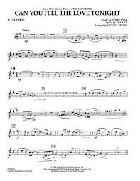 Can You Feel The Love Tonight Piano Sheet Music Free Can You Feel The Love Tonight Sheet Music For Clarinet Google Search Clarinet Music Sheet Music Trumpet Sheet Music