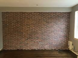 An exceptional addition to your home at a fraction of the cost of traditional brick. Brick Veneer Accent Wall Looks Uneven