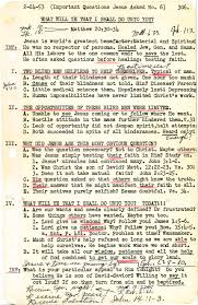 What Will Ye That I Shall Do Unto You?