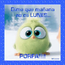 Resultado de imagen de gifs lunes