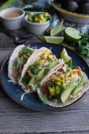 Easy, excellent fish tacos with the best fish taco sauce; Fish Tacos Complete With Mango Salsa And Chipotle Aioli