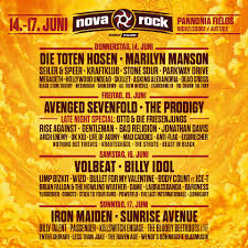 Welche bands werden auf dem nova rock festival 2021 auftreten? Day Line Up 4 Day Festival Passes Nova Rock Festival Facebook