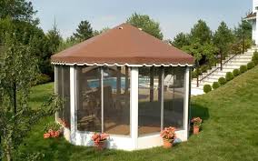 In the event that you are planning another home, screened patios will fit in consummately. Gazebos Free Standing Screen Rooms
