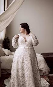 Modest Long Sleeve Lace Plus Size Wedding Dress Pakaian Pernikahan Gaun Pengantin Sederhana Model Pakaian Muslim