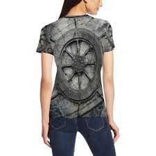 Amazon Com T Shirt For Women Girls Steering Wheel Charts