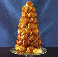 Salty Caramel Croquembouche With Ricotta Cream At Fine Cooking Showstopper Christmas Desserts Croquembouche Christmas Desserts