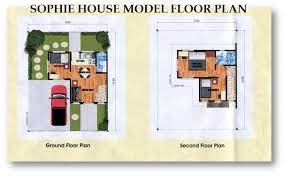 Aira house floor plan and dimension. Lancaster Estates Sophie Model House