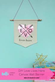 Download Diy Canvas Wall Banner 20 Minute Sewing Tutorial