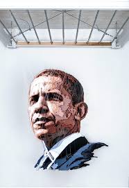 Michael Murphy S Perfect Perspective Multi Layered Sculptures Obama Art Michael Murphy Obama Portrait