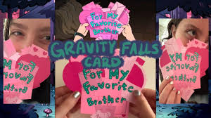 Making Mabel’s Card to Dipper! Gravity Falls DIY 🌟🍄🏕️❔
