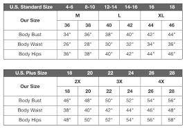 Chic Star Size Chart Necromancynecromancy