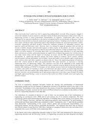 Probability background, confidence intervals, hypotheses tests, regression, correlation. Pdf 029 Integrating Ethics Into Engineering Education