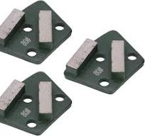 Pissente Diamond Grinding Shoes, Pack of 3 Trapezoid Diamond Floor Grinding  Disc Concrete Paint Floor Aggreesive Cutting 2 Long Teeth Green 80# ...