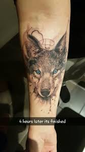 Black And Grey Wolf Pokemon Black And Grey Wolf Tattoo With Blue Eyes Wolf With Blue Eyes Grey Wolf Tattoo Eye Tattoo