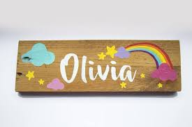 Personalised Bedroom Door Signs Wooden Name Plaque Hand Bedroom Door Signs Hand Painted Signs Wooden Door Signs