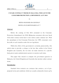 Ot & sk law for contract in malaysia in the case of an ordinary shop, although goods are displayed and it is intended that customers should go ahead and choose what they want, the contract is not completed until, the customer having indicated the articles which he needs, the shopkeeper, or. Pdf Consumer Protection Donna Barclay Academia Edu