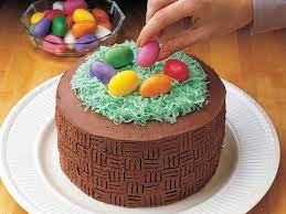 Easter Basket Cake Recipe Easter Dessert Easter Cakes Easter Basket Cake