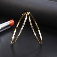 925 sterling silver material, ensure a long lasting finish that is nickel free, lead free, and hypoallergenic. Buy Fashion Earrings Simple Women S Design Large Round Silver Gold Circle Earrings Jewelry At Affordable Prices Free Shipping Real Reviews With Photos Joom