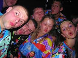 Scanned some disposable camera photos from one of those basement raves in  the 90s.