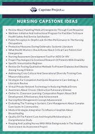 Every nursing career has its own. Check This List Of The Best Nursing Capstone Ideas For Your Project If You Need Mor Capstone Project Ideas Nursing Research Topics Nursing School Scholarships