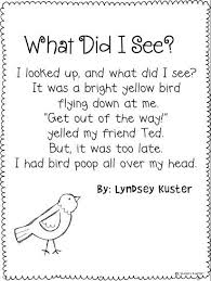 Common Core Aligned Open Your Eyes And Visualize Poetry For Kids Funny Poems For Kids Kids Poems