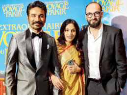 Dhanush girlfriend, wife, children, and relationships. Dhanush And Wife Aishwarya At The Extraordinary Journey Of The Fakir S Premiere In Paris