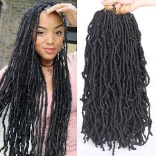 Crochet braids soft dread hair by nakia parker 15. Leeven 18 Inch Nu Faux Locs Crochet Hair 6 Packs Black Soft Messy Faux Locs Crochet Braids Distressed Natural Look Locs Easy Technique No Tension Synthetic Hair Extensions For Women 1b