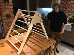 Ready to build a pikler triangle for your. Kids Climbing Frame Dowels Wood Ukworkshop Co Uk