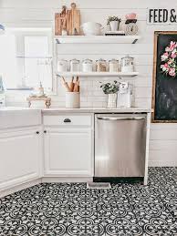 Travertine tile is a flooring material that's becoming increasingly popular in kitchens. The Day I Painted My Kitchen Tile Floor Our Forever Farmhouse