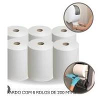 KIT Papel Toalha Bobina Pacote Com 6 Rolos Direto da Fabrica