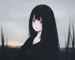 With black hair there are a lot of bob looks. Black Hair Female Anime Character Hd Wallpaper Wallpaper Flare