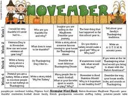 Pin By Irene Hines On Fifth Grade Teaching Ideas Thanksgiving Writing Homeschool Writing November Writing Prompts