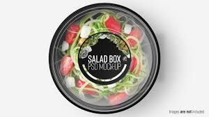 Salad Box With Layer Premium Psd Free Psd Freepik Freepsd Background Mockup Food Template In 2020 Salad Box Salad Mix Salad