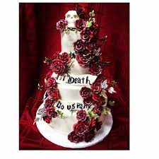 Til Death Do Us Part Wedding Cake Alternative Wedding Cakes Wedding Shower Themes Wedding Cakes