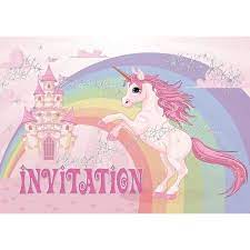 Carte d'invitation d'anniversaire 10 ans. Edition Colibri 10 Licorne Invitations Anniversaire Fille Lot De 10 Cartes D Invitation Tendres Et Illustrees Avec Chevaux Pour Cdiscount Beaux Arts Et Loisirs Creatifs