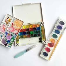 Although you only need a brush and pigments to get started, watercolor is a material with many creative we use the flat wash in our demonstration of how to paint watercolor flowers. How To Use Watercolour Tubes And Pans Ultimate Guide For Beginners Kerrie Woodhouse