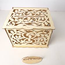 Schau dir angebote von giftcard auf ebay an. Wedding Card Box With Lock Diy Money Wooden Gift Boxes For Birthday Party Decor Wedding Favors Home Garden Worldenergy Ae